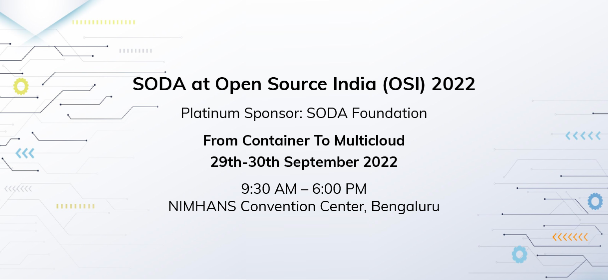 SODA Foundation at Open Source India 2022